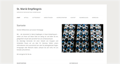 Desktop Screenshot of mariae-empfaengnis.de