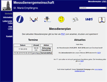 Tablet Screenshot of ministranten.mariae-empfaengnis.de